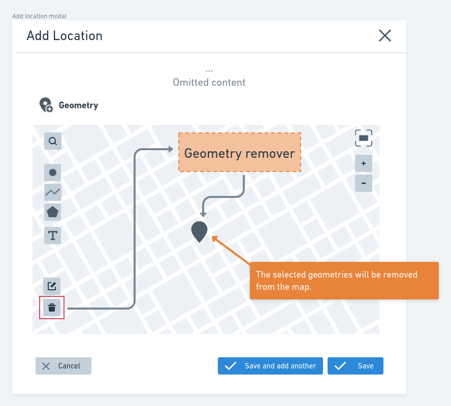 Geospatial metadata previewer - Geometry remover