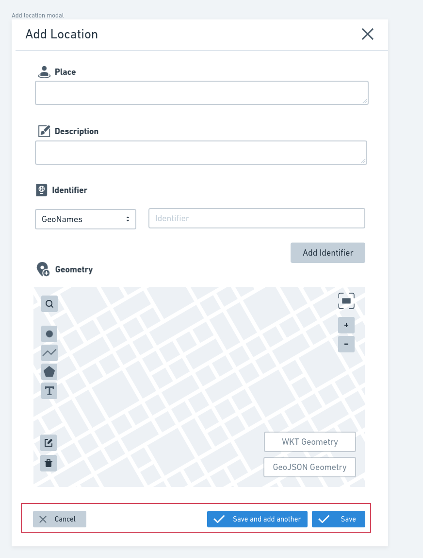 Geospatial metadata previewer - Save location option