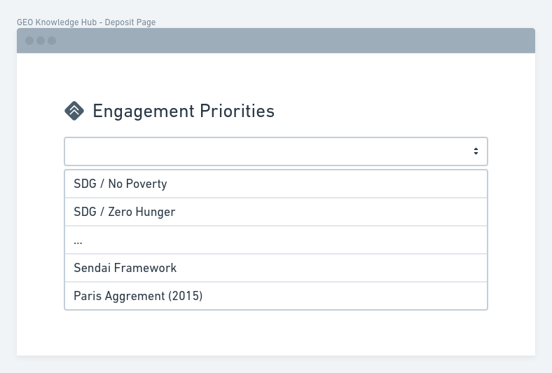 GEO Priorities - Deposit 3