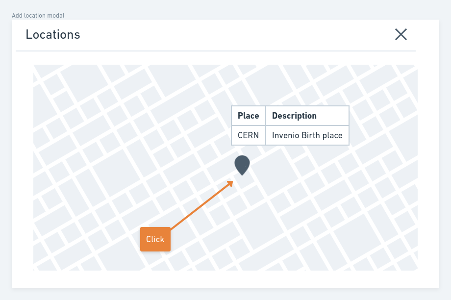 Geospatial metadata previewer - Geometry explorer with the base map